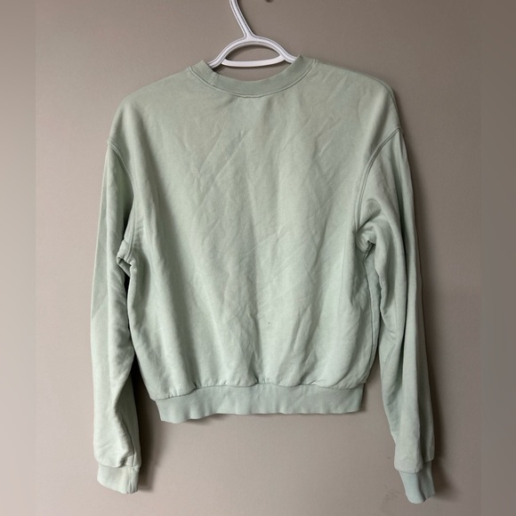 H&M Mint Green Love Crewneck Sweater - Picture 3 of 4